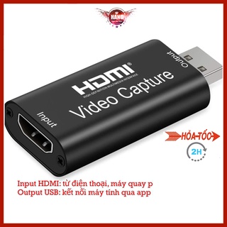 Usb video capture cho laptop, macbook - dùng lưu livestream