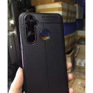 Ốp Lưng Dẻo Vân Da Auto Focus cho realme 5 pro