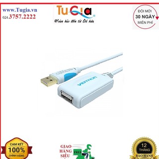 Dây cáp nối dài USB 2.0 Vention VAS-C01-S500 dài 5m - Hàng chính hãng