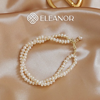 Lắc Tay Nữ Eleanor Ngọc Trai Nhân Tạo Xoắn Vòng Thanh Lịch SP002478