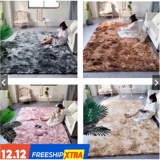 Thảm lông loang xù trải sàn cao cấp 1m6x2m