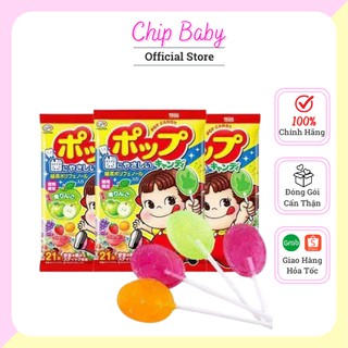 FUJIYA- Kẹo mút vị trái cây ( túi 21 cái )