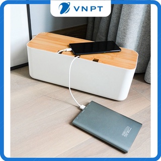 Hộp Đựng Ổ Cắm Điện, dây điện, sạc cáp an toàn đảm bảo bằng nhựa ABS chống cháy nổ