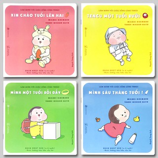 Sách Ehon - Làm quen với cuộc sống cùng Tengu - Ehon Nhật Bản cho bé 0-4 tuổi (combo 4 cuốn, lẻ tùy chọn)