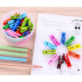 SET 50 CÁI KẸP GỖ LOẠI TO ĐỦ MÀU KẸP GỖ MINI KẸP GỖ TREO ẢNH KẸP GỖ TREO ĐỒ
