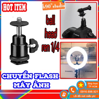 GIÁ SỈ  Phụ kiện BI CẦU Q30 chuyển chân Flash máy ảnh sang chân Tripod 1/4"