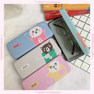[MẪU MỚI] Hộp đựng kính cận kính mát dáng vuông hoạ tiết cute dễ thương