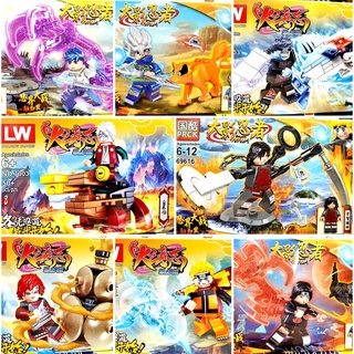 Lego các nhân vật naruto gaara kisame kakashi mô hình lắp ghép