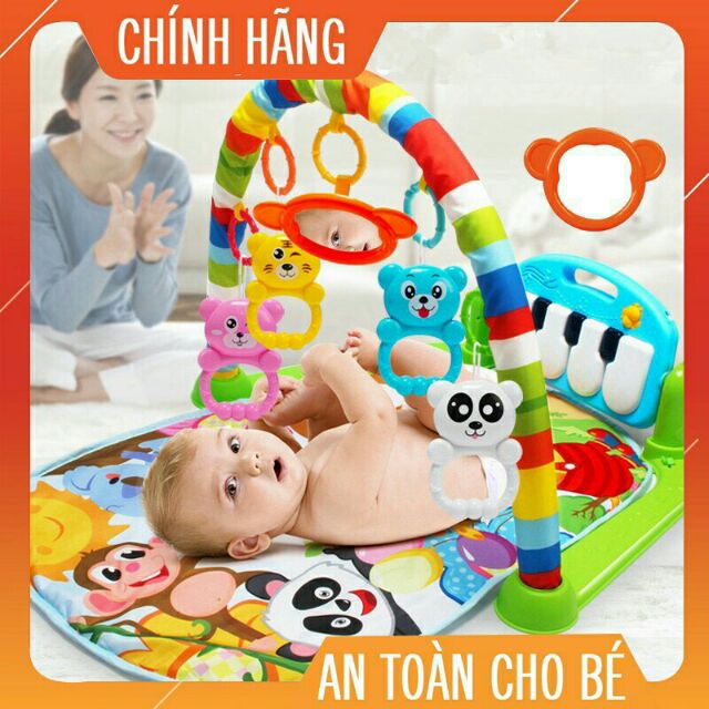 Thảm nhạc cho bé nhiều hoạ tiết ngộ nghĩnh giúp phát triển giác quan cho bé