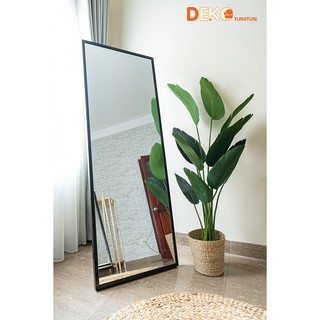 Gương Đứng Viền Gỗ DEKO Size L Màu Đen