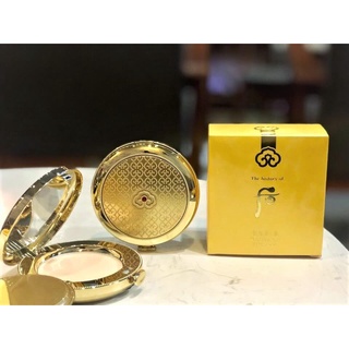 Phấn phủ whoo vàng siêu mịn Whoo Mi two way Pact &amp; Whoo Mi Powder pact tone 1 không nhũ