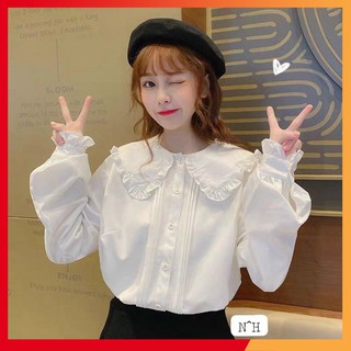 áo sơ mi bánh bèo mẫu mới 2021 Yannan.vn