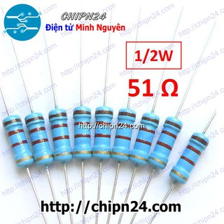 [20 CON] Điện Trở 51R 1/2W