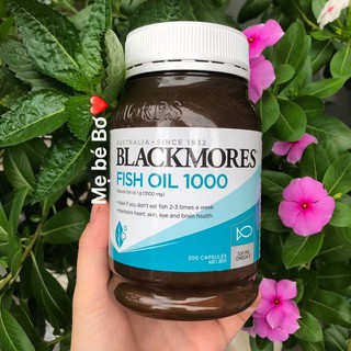 Dầu cá Blackmore 1000mg 200v
