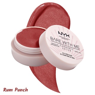 Má hồng dạng jelly Nyx bare with me màu rum punch