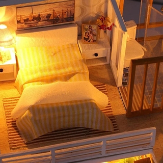 Mô Hình Đồ Chơi Nhà Búp Bê T8H7 Bằng Gỗ