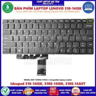 (KEYBOARD) BÀN PHÍM LAPTOP LENOVO 310-14ISK  dùng cho Ideapad 310-14ISK, 310S-14ISK, 310S-14AST