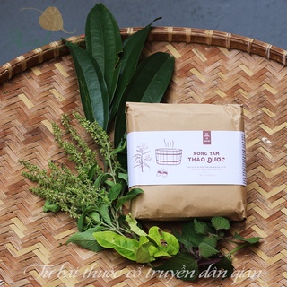 [Vietherb] Xông Tắm Thảo Dược- Xông Tắm Giải Cảm- Dạng Túi Lọc, Thơm Thư Thái, Tự Nhiên- Herbal Bath Soak [Xanh Suốt]