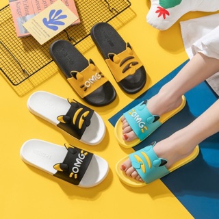 Dép quai ngang Cao Su Unisex Pikapi thời trang nam nữ Hot Trend 2020