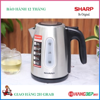 [Mã ELHADEV giảm 4% đơn 300K] Bình đun siêu tốc Sharp 1.5 lít EKJ-15EVS-ST - Bảo hành chính hãng 12 tháng toàn quốc