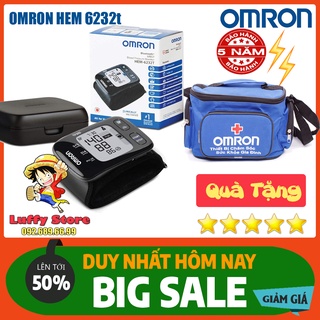 Máy Đo Huyết Áp Omron HEM 6232T Bluetooth + Tặng Túi Y Tế Cao Cấp 200k