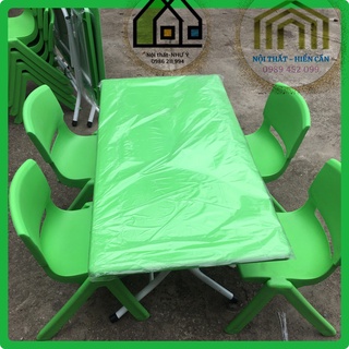Combo bộ bàn ghế nhựa đúc dùng cho học sinh tiểu học mầm non
