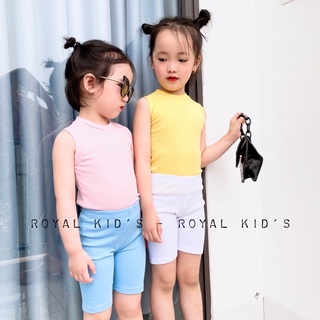 Quần đùi legging cho bé gái chất cotton bozip mềm mại cho bé