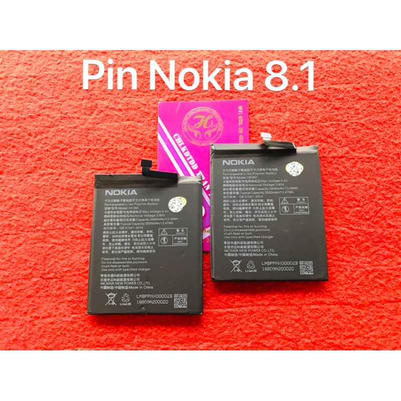 Pin thay thế dành cho nokia 8.1(Model HE-363)