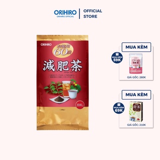 Trà Genpi Orihiro hỗ trợ giảm mỡ thừa quy cách 60 gói/túi