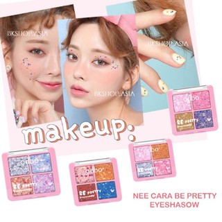 [Thái Lan] Bảng Phấn Mắt Đính Hạt Lấp Lánh Odbo Be Pretty OD277