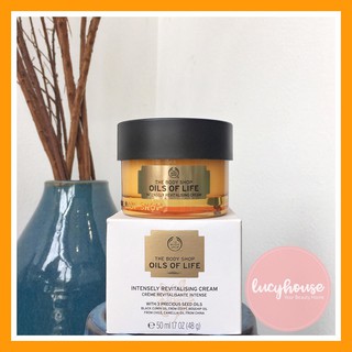 Kem dưỡng chống lão hóa da The Body Shop Oils Of Life Intensely Revitalising Cream