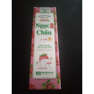 kem đánh răng dược liệu trẻ em NGỌC CHÂU-50g