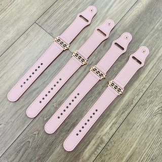 dây da mền màu hồng cực kỳ xinh xắn dành cho applewatch
