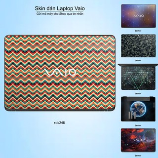 Skin dán Laptop Sony Vaio in hình Chevron - stic249 (inbox mã máy cho Shop)