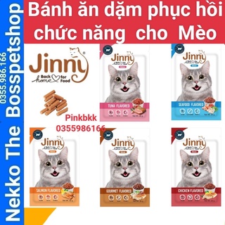 Bánh ăn dặm dinh dưỡng phục hồi chức năng cho Mèo Jinny 35g ⚡ NỘI ĐỊA THÁI ⚡  cho Mèo từ 6 tháng tuổi