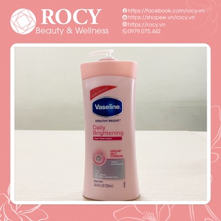 Sữa Dưỡng Thể Vaseline Healthy Bright 725ml - Bảo Vệ, Cân Bằng Độ Ẩm, Làm Mềm Mịn Và Sáng Da