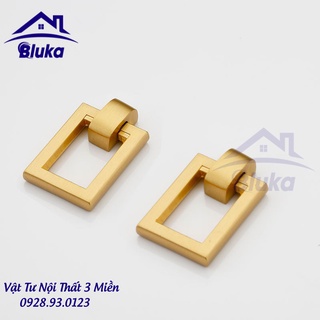 Tay Nắm Tủ Bếp Vuông Tủ Áo Ngăn Kéo thay thế cửa tủ theo phong cách châu âu Chất liệu Đồng nguyên chất