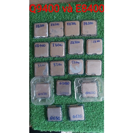 CPU Q9400 và E8400 hãng intel