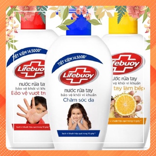 Nước rửa tay chai Lifebouy bảo vệ vượt trội 500ml
