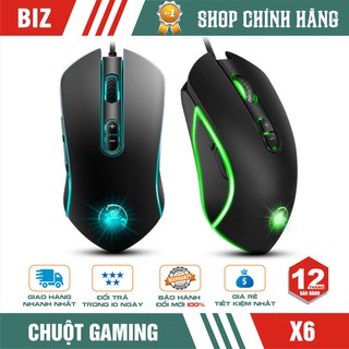 Chuột Gaming IMICE X6 6400 DPI - LED RGB Đổi Màu - Bảo hành 12 tháng !!!