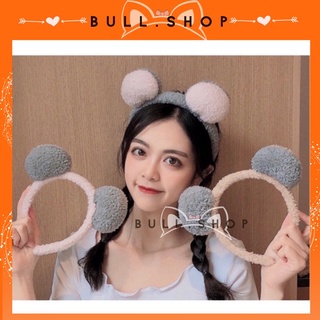 CC11 Cài tai gấu  màu phối xinh băng đô bờm