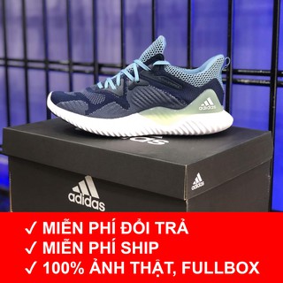 (HOT SALE) giày thể thao ALPHABOUNCE BEYOND 2018 màu xanh đế trắng