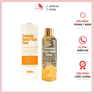 Nước Hoa Cúc Chứa Cánh Hoa Tươi SNO Calendula Herbal Phyto Toner 200ml