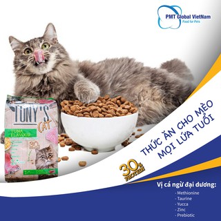 <Bao lớn> tony cat 1.5kg - thức ăn hạt cho mèo vị cá ngừ  (dùng cho mèo con và mèo trưởng thành)