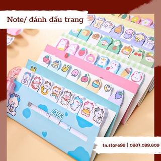 SET 120 GIẤY NOTE/ ĐÁNH DẤU TRANG GHI NHỚ HÌNH SIÊU CUTE