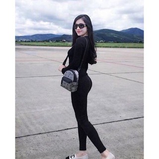 Quần legging nâng mông, nịt bụng cạp cao Asos 6 phân