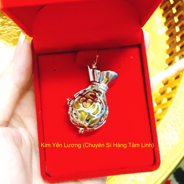 🎀 Túi Tiền Trái Châu Kruba Khampeng Thái Lan 🎀