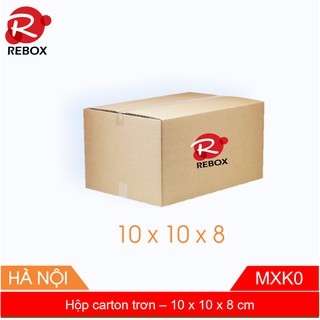Hộp 10x10x8 Carton - COMBO 50 Hộp đóng hàng 3 lớp SIÊU RẺ SIÊU DÀY Giá Xưởng
