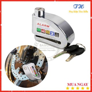Ổ Khóa Đĩa Xe Máy Chống Trộm Có Còi Hú Báo Động Alam Kinba