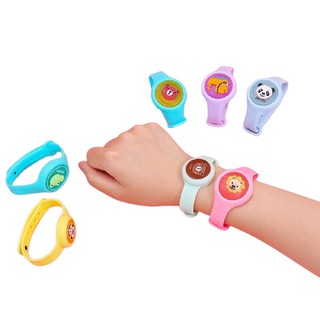 Cartoon silicone kids vòng tay đồ chơi kèm thời trang chống muỗi